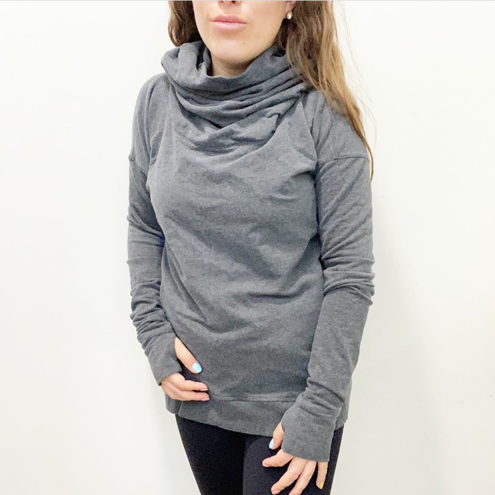 Gray Lululemon Turtleneck Pullover - image 2